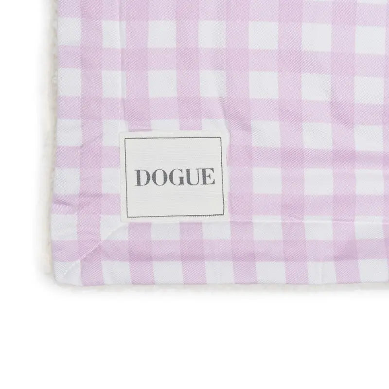 DOGUE Large Gingham Dog Blanket Mauve | Buy Online at DOGUE Australia