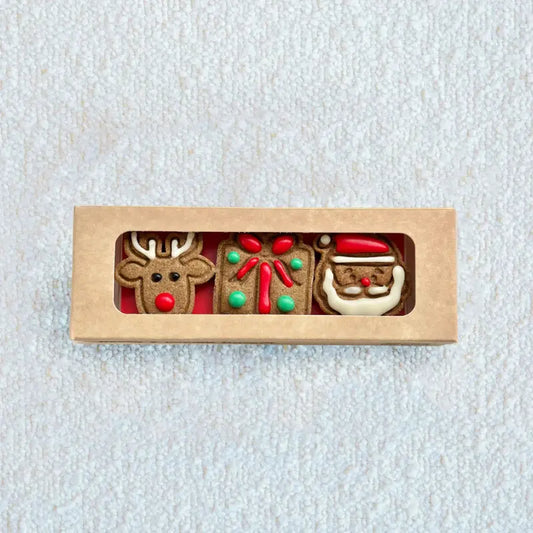 Golden BARKery Christmas Trio Dog Cookies | Buy Online at DOGUE Australia