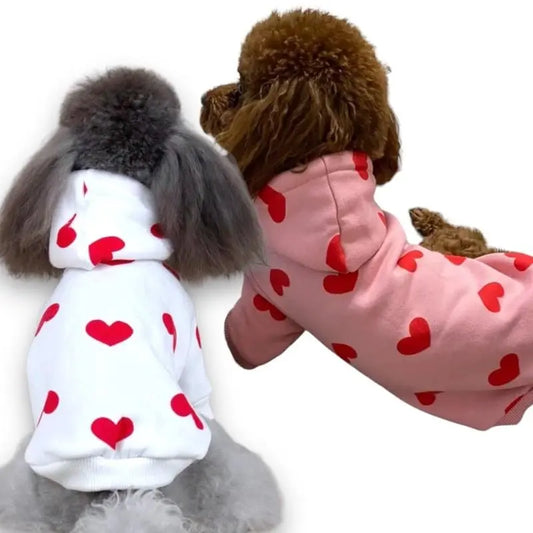 Heart Hoodies Dog Jumper | Buy Online at DOGUE Australia