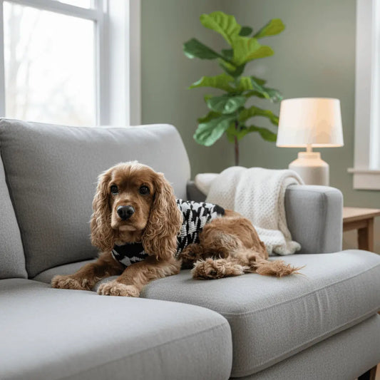 Houndztooth Dog Jumper - DOGUE