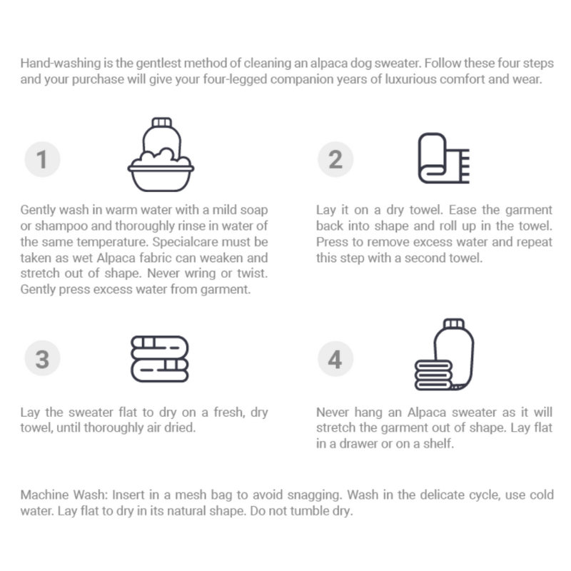 Alqo Wasi Alpaca Dog Jumper Woolly Peaks - DOGUE