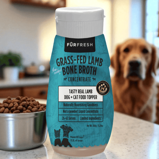 FurFresh Grass-Fed Lamb Bone Broth Meal Topper