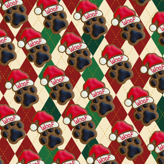 Golden Barkery Holiday Dog Treat Woof Santa Paw