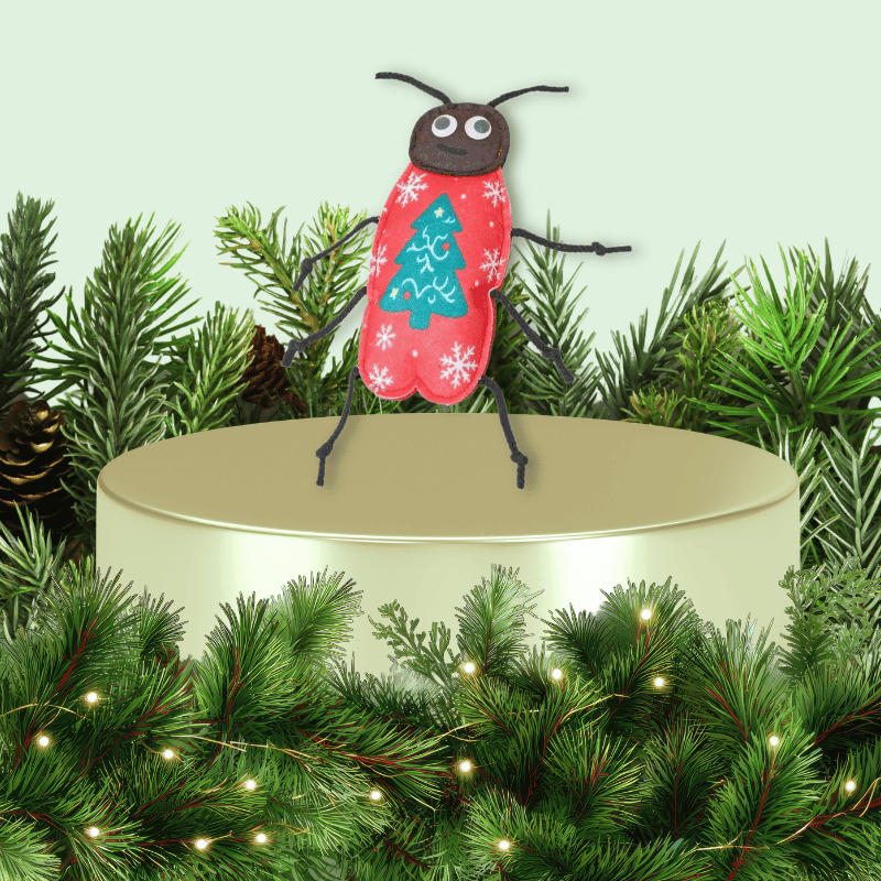Holiday Beetle Cat Toy
