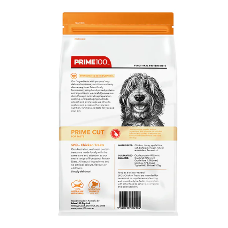 Prime100 SPD Chicken Dog Treat 100g