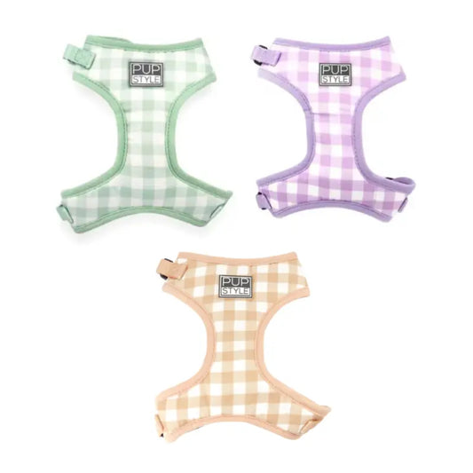 PUPSTYLE Gingham Dog Harness - DOGUE