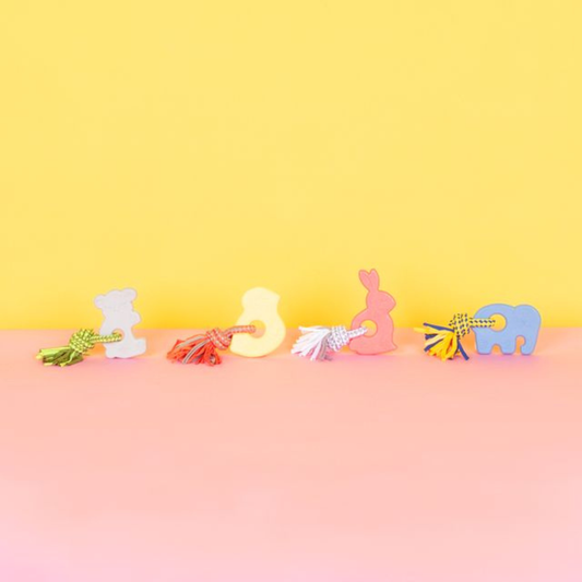 ZippyPaws ZippyTuff Teetherz Collection Dog Toy - DOGUE