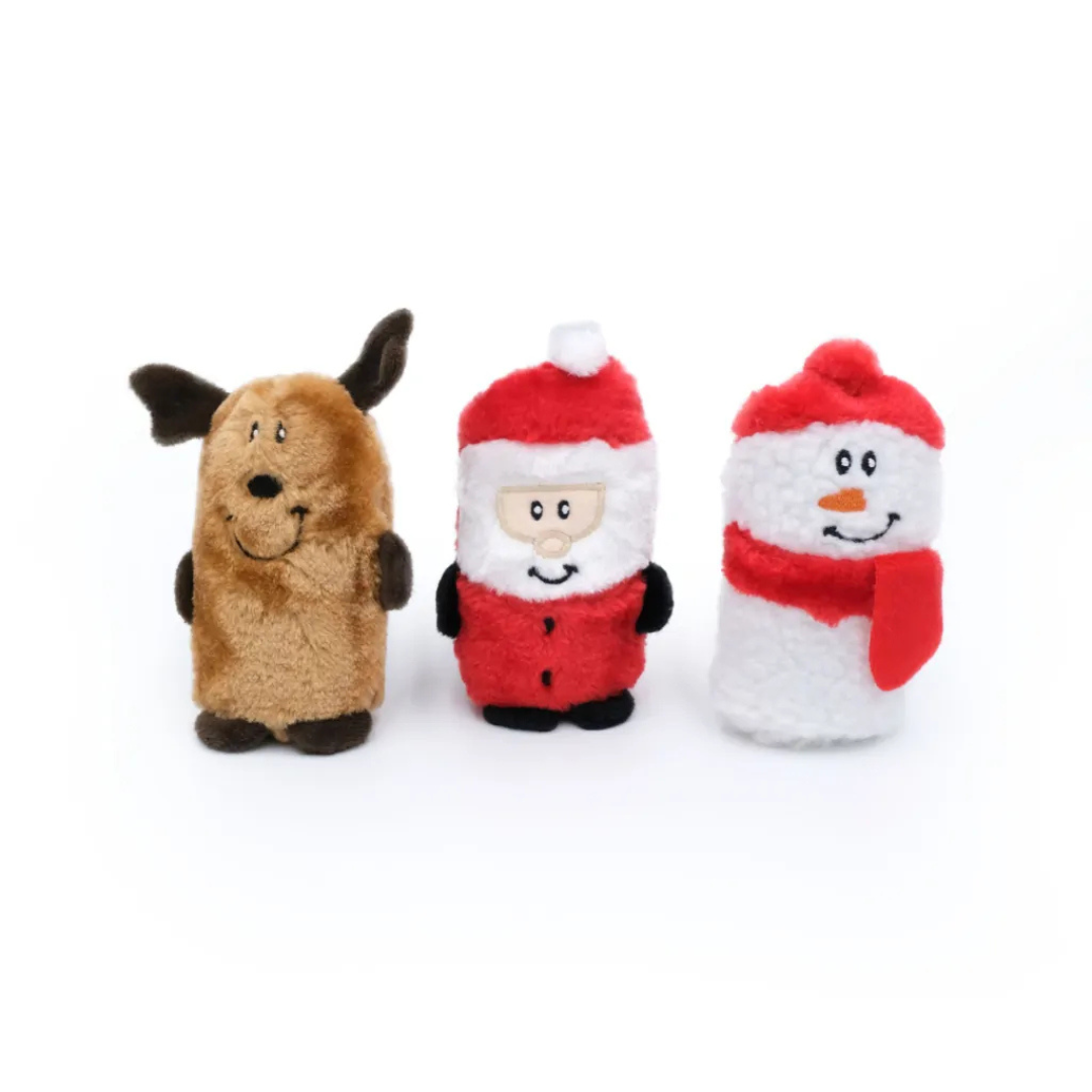 ZippyPaws Holiday Squeakie Buddies Dog Toy