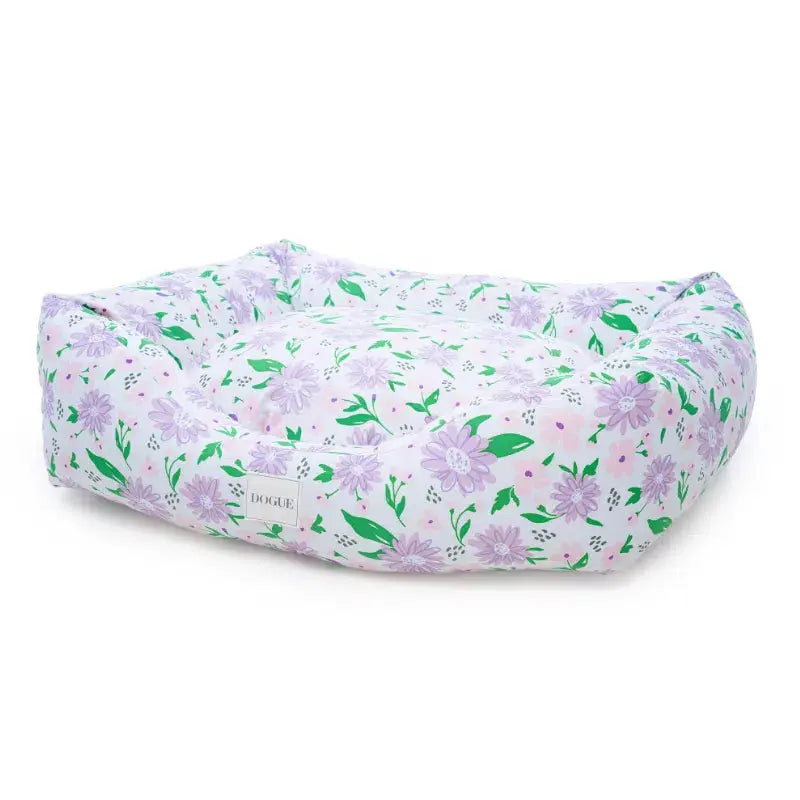 DOGUE Bolster Spring Floral Dog Bed - DOGUE