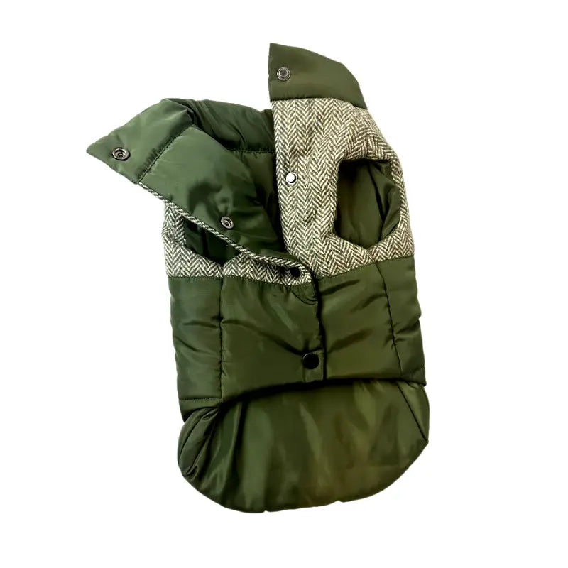 DOGUE Tweed Puffer Dog Jacket - DOGUE