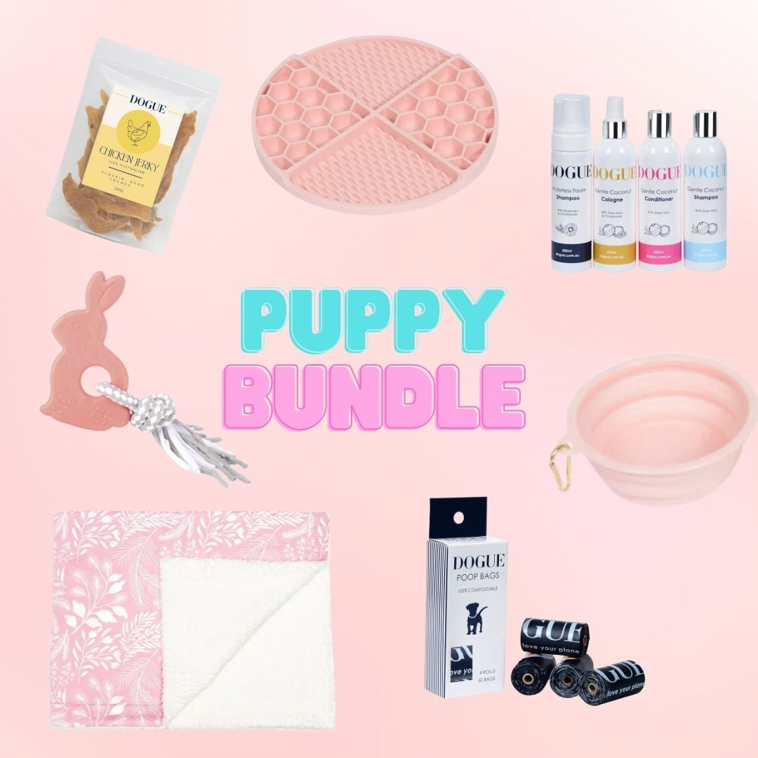 Puppy Pack Essentials Bundle Pink