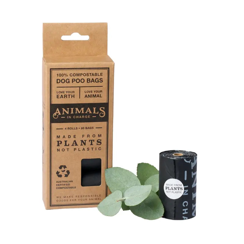 Animals In Charge Compostable Cornstarch Waste Bags