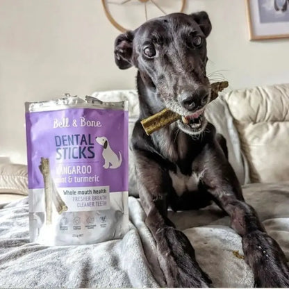 Bell & Bone Dog Dental Sticks Roo, Mint & Turmeric - DOGUE