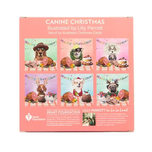 Canine Christmas Cards 6 pack | Buy Online at DOGUE Australia