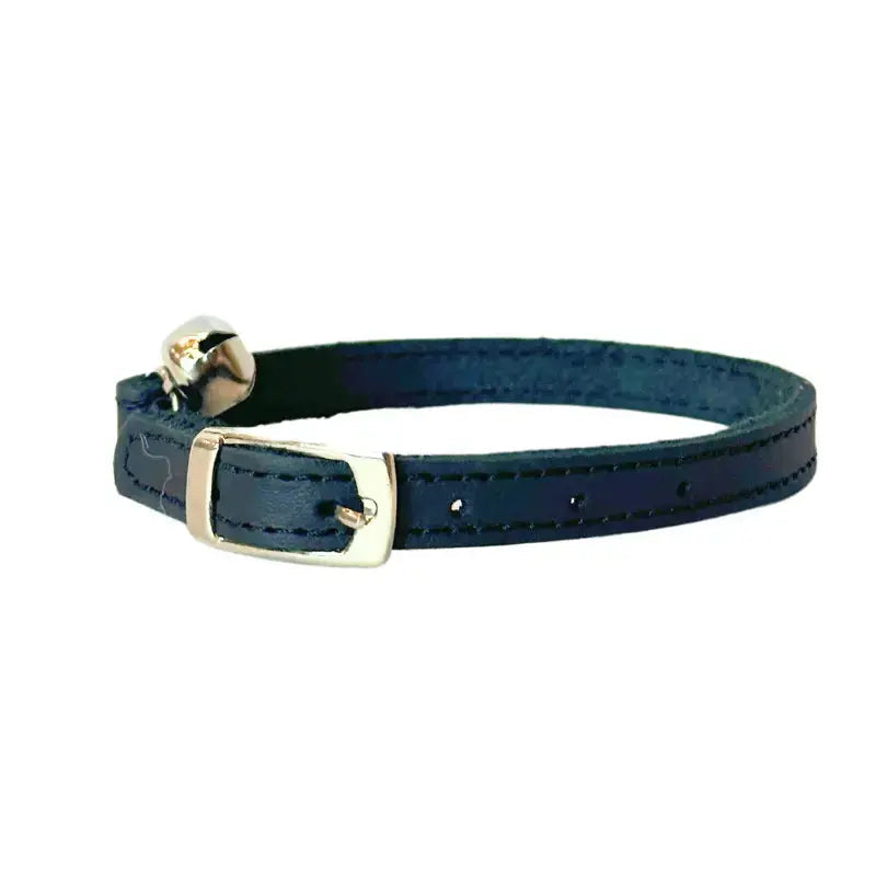 DOGUE Classic Leather Cat Collar