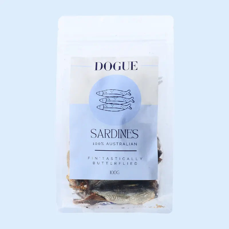 DOGUE Butterflied Sardines Dog Treat 100g - DOGUE