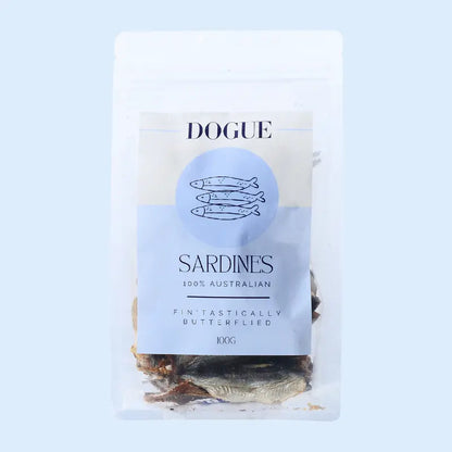 DOGUE Butterflied Sardines Dog Treat 100g - DOGUE