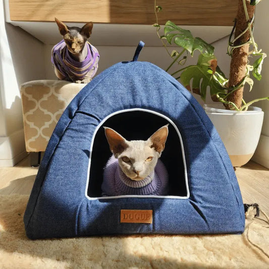DOGUE Denim Cat Bed - DOGUE