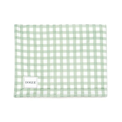 DOGUE Large Gingham Dog Blanket Green | Buy Online at DOGUE Australia