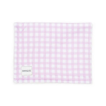 DOGUE Large Gingham Dog Blanket Mauve | Buy Online at DOGUE Australia