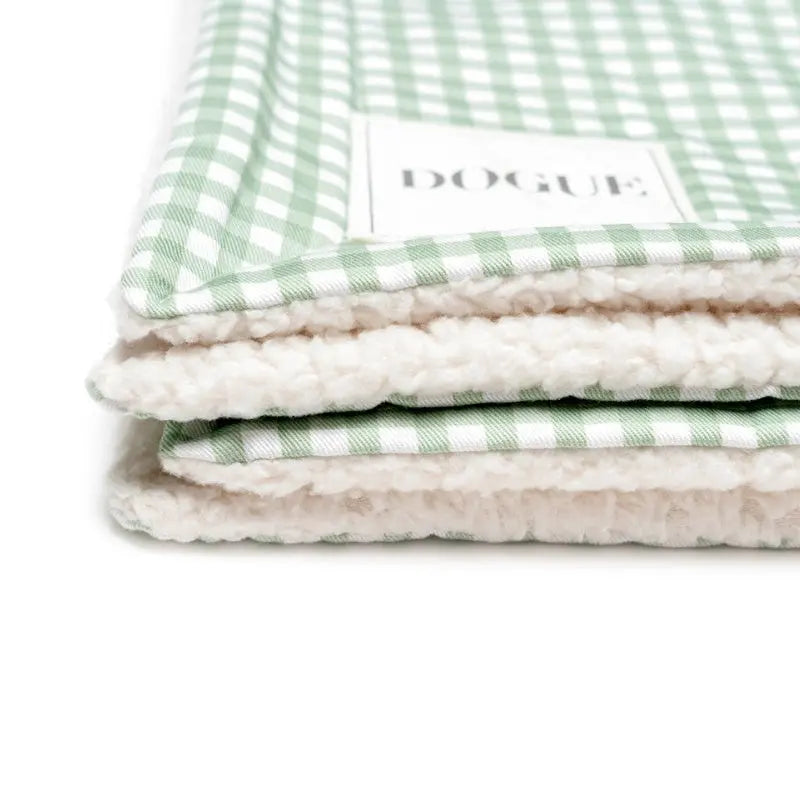 DOGUE Small Gingham Dog Blanket Green | Buy Online at DOGUE Australia