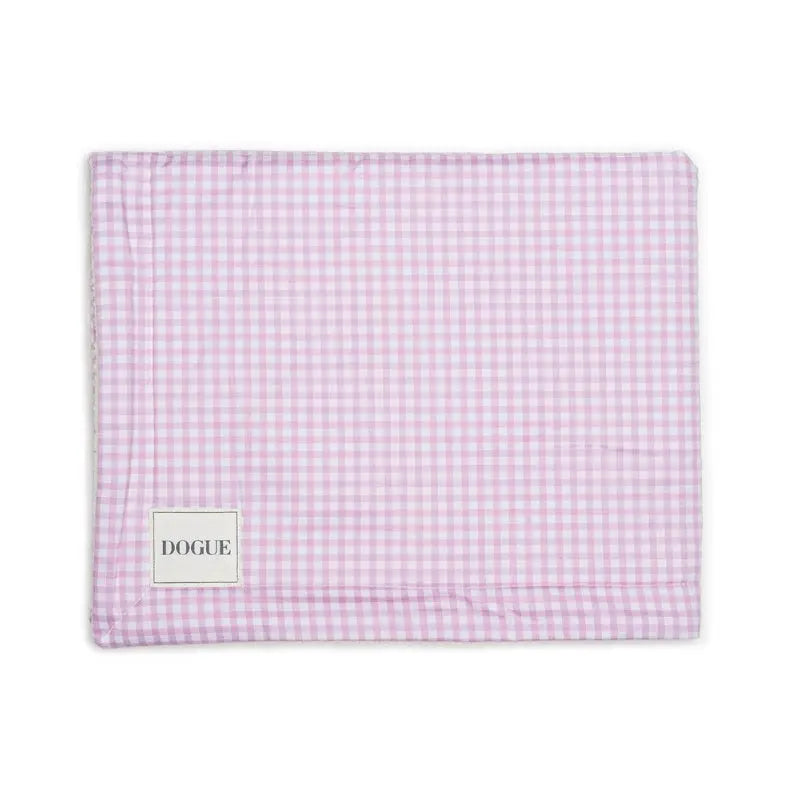 DOGUE Small Gingham Dog Blanket Mauve | Buy Online at DOGUE Australia