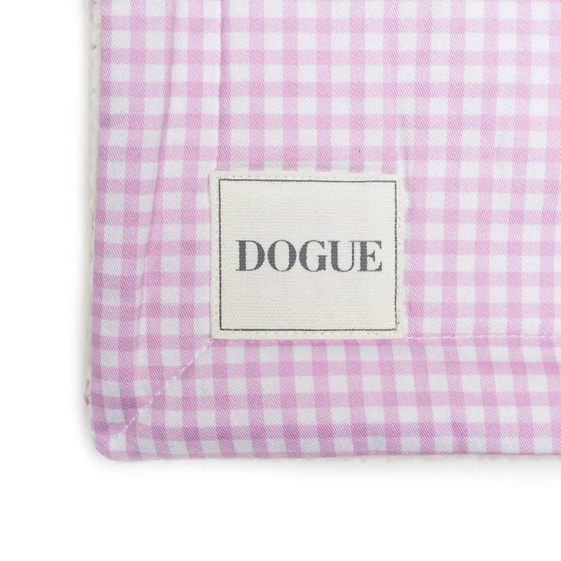DOGUE Small Gingham Dog Blanket Mauve | Buy Online at DOGUE Australia