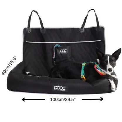 DOOG Dog Car Seat Black - DOGUE