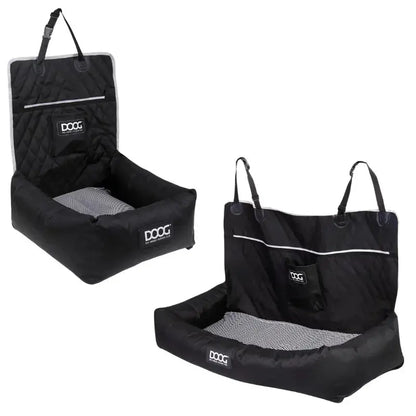DOOG Dog Car Seat Black - DOGUE