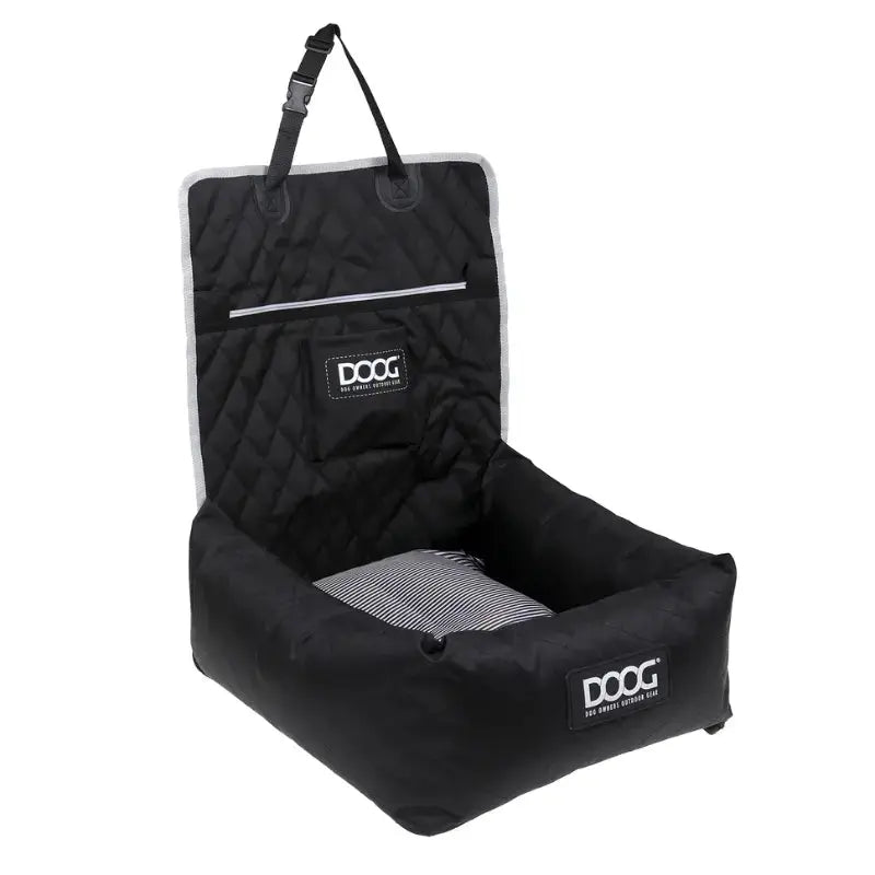 DOOG Dog Car Seat Black - DOGUE