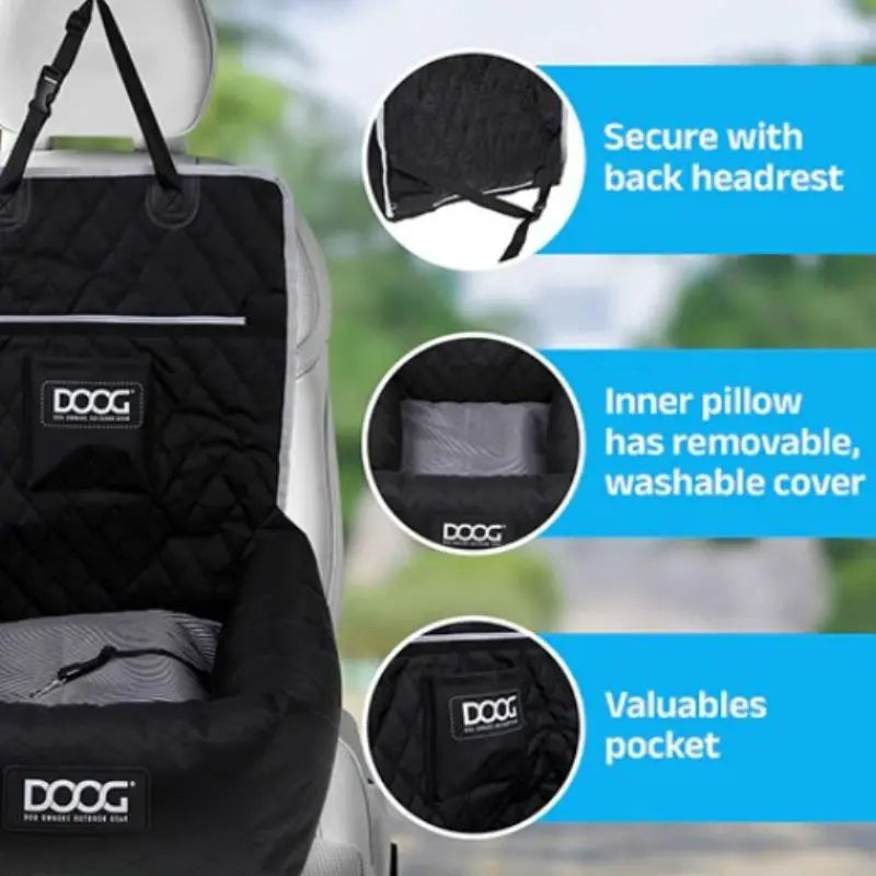 DOOG Dog Car Seat Green | Buy Online at DOGUE Australia