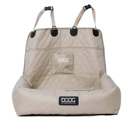 DOOG Dog Car Seat Sand | Buy Online at DOGUE Australia