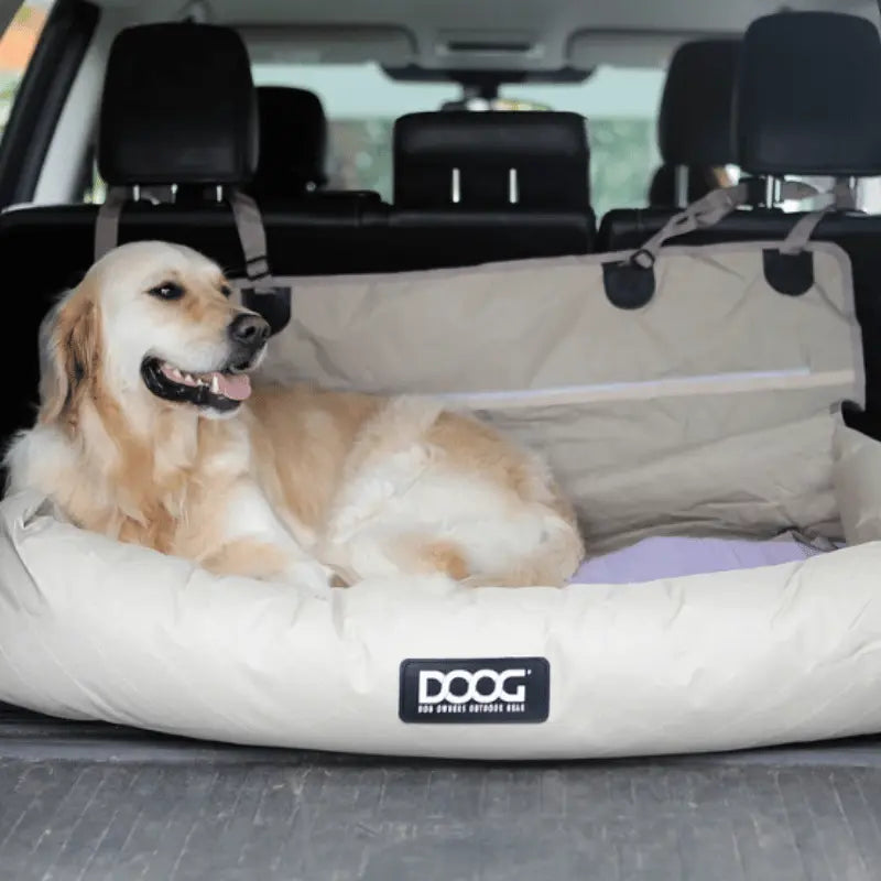 DOOG Dog Car Seat Sand | Buy Online at DOGUE Australia
