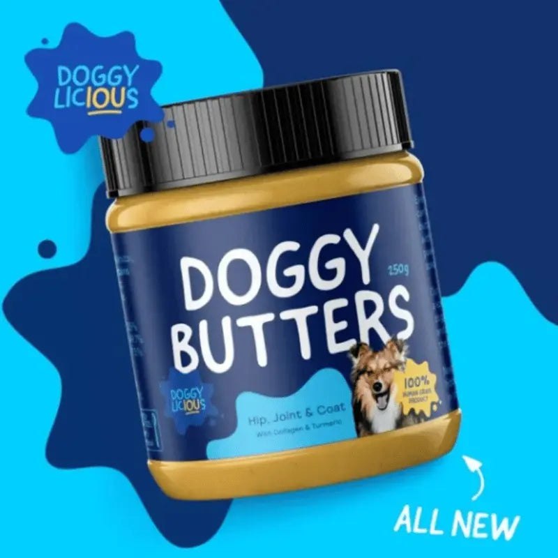 Doggylicious Doggy Hip, Joint and Coat Peanut Butter | Buy Online at DOGUE Australia