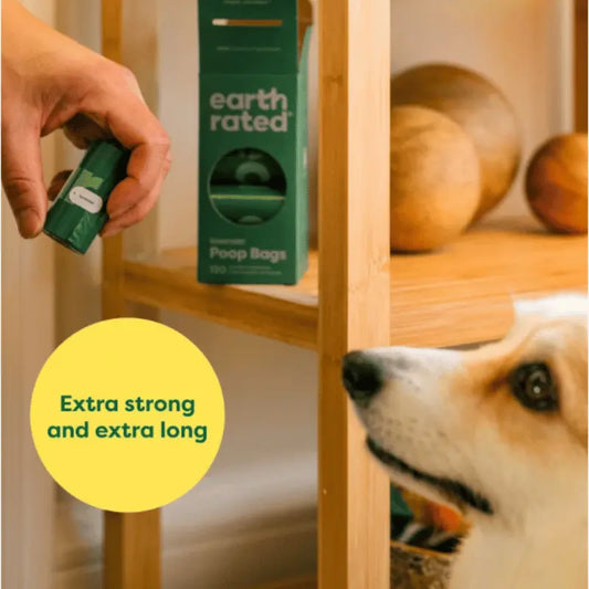 Earth Rated Dog Poop Bags Unscented 120pk (Copy) | Buy Online at DOGUE Australia