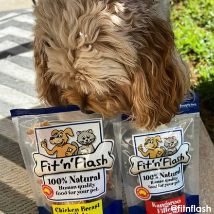 Fit 'n' Flash Chicken Breast Fillet Dog Treat - DOGUE