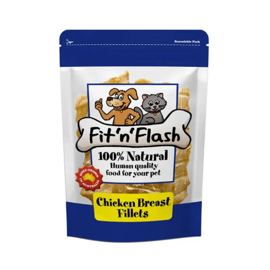 Fit 'n' Flash Chicken Breast Fillet Dog Treat | Buy Online at DOGUE Australia
