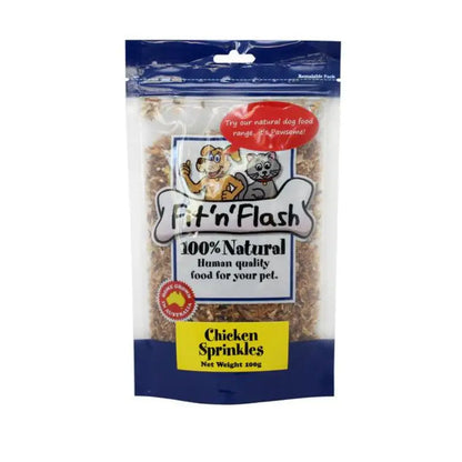 Fit 'n' Flash Meal Topper Chicken Sprinkles 100g - DOGUE