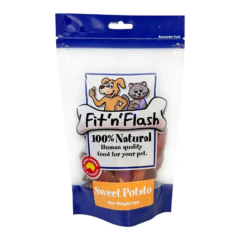 Fit 'n' Flash Sweet Potato Dog Treat 50g - DOGUE