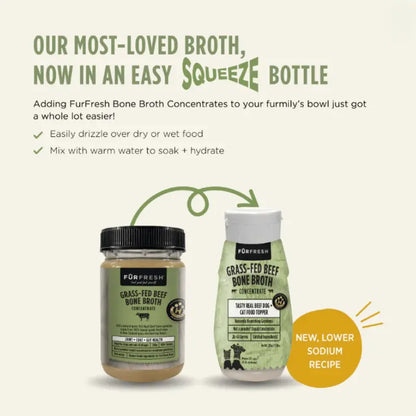 FurFresh Grass-Fed Beef Bone Broth Meal Topper | Buy Online at DOGUE Australia