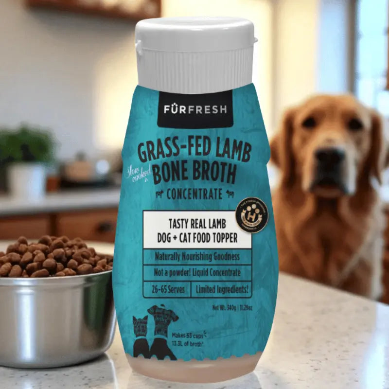 FurFresh Grass-Fed Lamb Bone Broth Meal Topper | Buy Online at DOGUE Australia