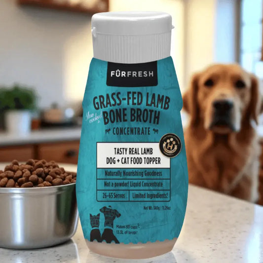 FurFresh Grass-Fed Lamb Bone Broth Meal Topper | Buy Online at DOGUE Australia