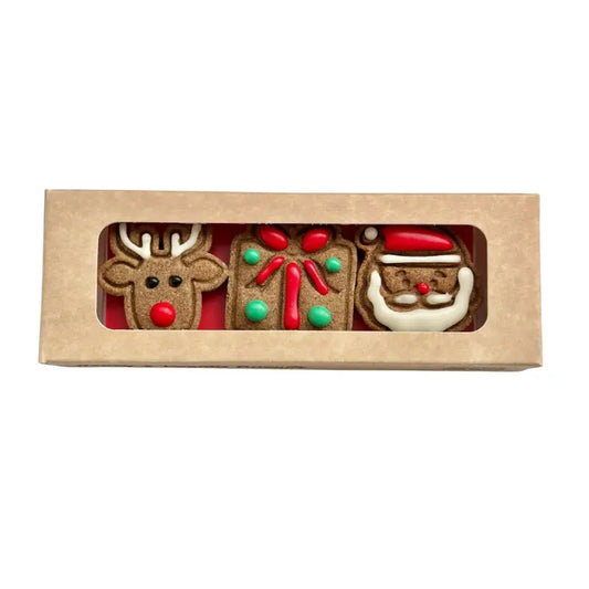 Golden BARKery Christmas Trio Dog Cookies | Buy Online at DOGUE Australia