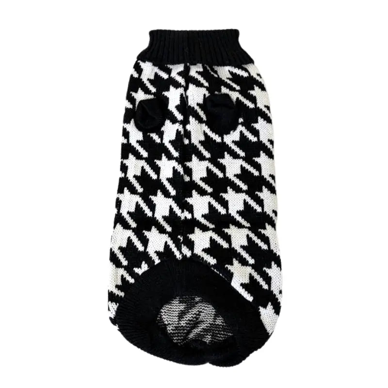 Houndztooth Dog Jumper - DOGUE