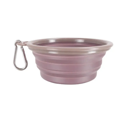 Ibiyaya Collapsible Travel Bowl Aubergine | Buy Online at DOGUE Australia