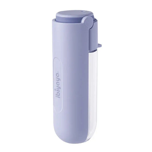 Ibiyaya Pupoasis Fold & Go Water Bottle Lavender | Buy Online at DOGUE Australia