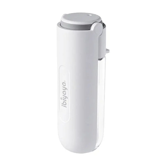 Ibiyaya Pupoasis Fold & Go Water Bottle White | Buy Online at DOGUE Australia