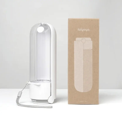 Ibiyaya Pupoasis Fold & Go Water Bottle White | Buy Online at DOGUE Australia