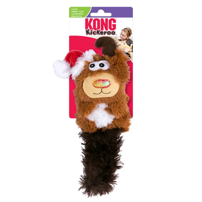 KONG Holiday Kickaroo Reindeer Cat Toy | Buy Online at DOGUE Australia