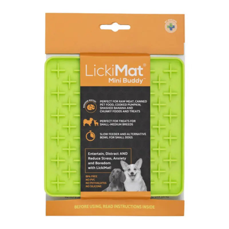 lickimat-mini-buddy-dog-mat-green